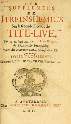 Les decades de Tite-Live