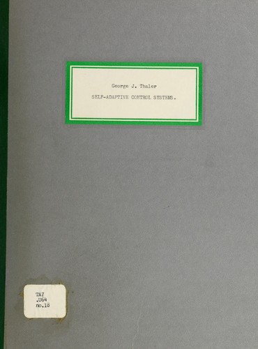 Self-adaptive control systems