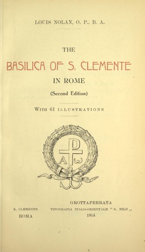 The Basilica of St. Clemente in Rome