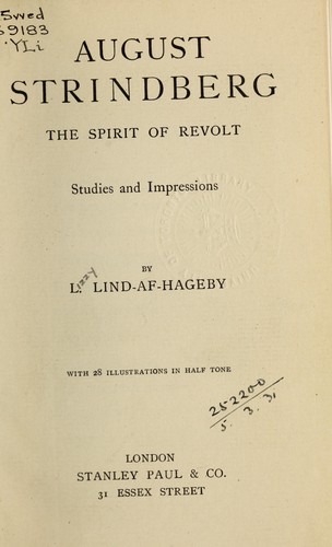 August Strindberg