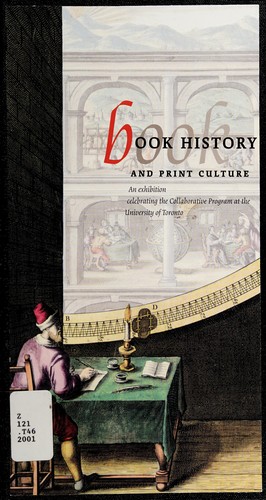 Book history and print culture