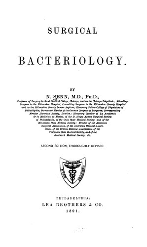 Surgical bacteriology.