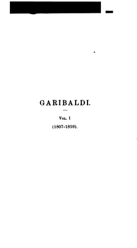 Garibaldi, di Giuseppe Guerzoni...