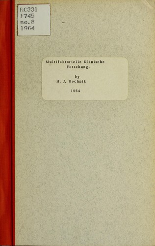 Multifaktorielle klinische Forschung
