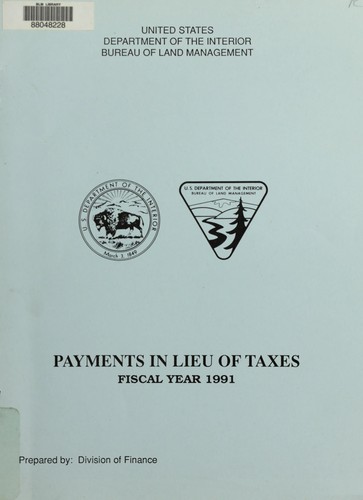 Payments in lieu of taxes