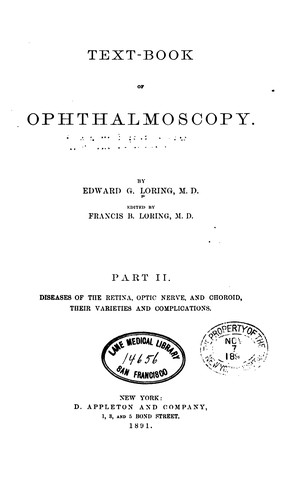Text-book of ophthalmoscopy v. 2, 1891
