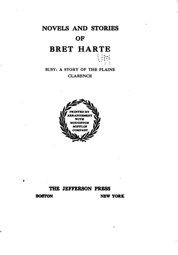 Novels and Stories of Bret Harte