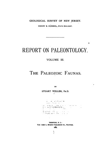  Report on Paleontology 