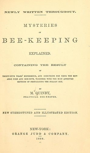 Mysteries of bee-keeping explained