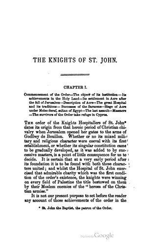 The Knights of St. John
