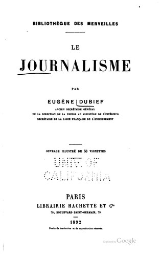 Le journalisme