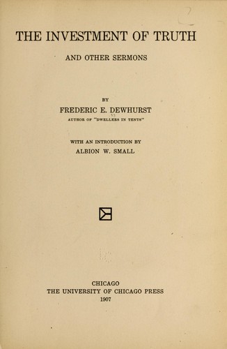 The investment of truth