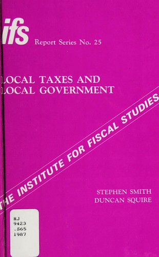 Local Taxes and Local Government