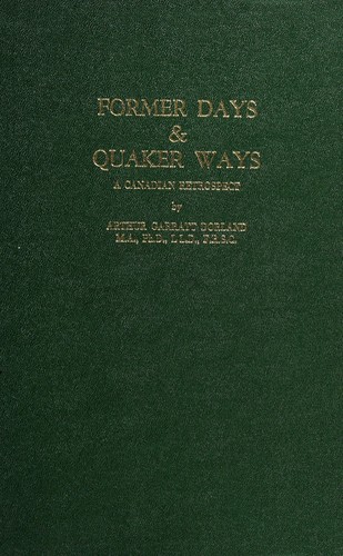Former days & Quaker ways