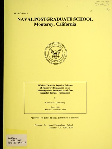 Efficient parabolic equation solution of radiowave propagation in an inhomogeneous atmosphere and over irregular terrain