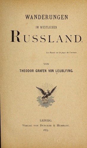Wanderungen im westlichen Russland