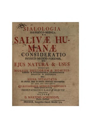 Sialologia historico-medica