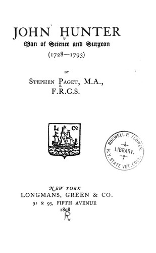 John Hunter, man of science and surgeon (1728-1793)