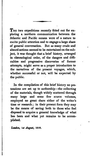 A Chronological History of Voyages Into the Arctic Regions: Undertaken ...