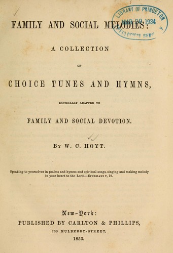 Family and social melodies