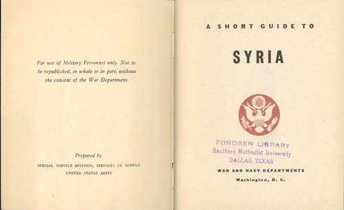 A Short Guide to Syria