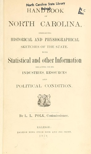 Hand book of North Carolina
