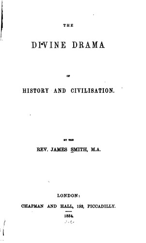 The divine drama of history and civilisation.