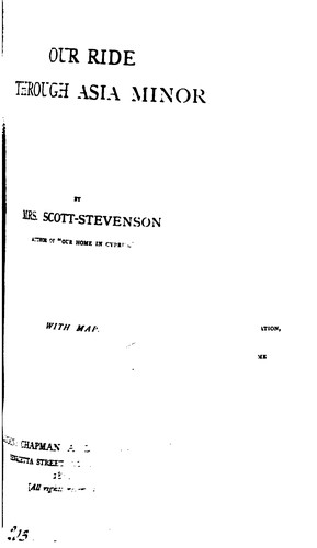 Our ride through Asia Minor