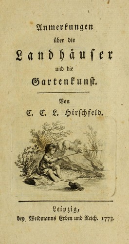 Anmerkungen ©ơber die Landh©Þuser und die Gartenkunst