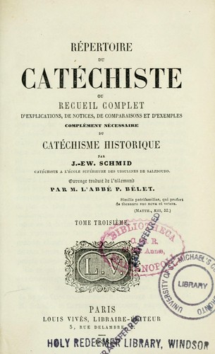 Répertoire du catéchiste