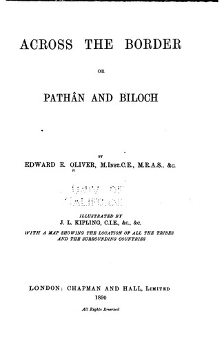 Across the Border: Or Pathan and Biloch