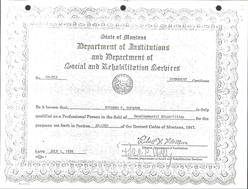 Report of the Montana Mental Disabilities Board of Visitors on Southwest Montana Mental Health Center