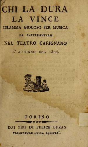 Chi la dura la vince