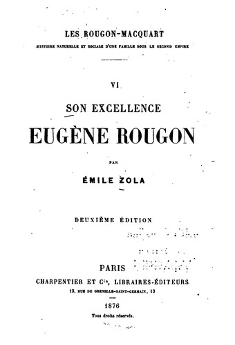 Son Excellence Eugène Rougon