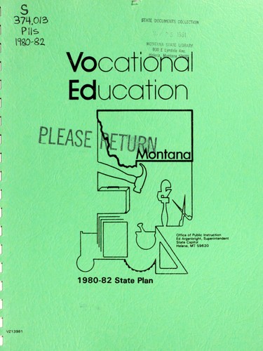 Annual plan for vocational education in Montana