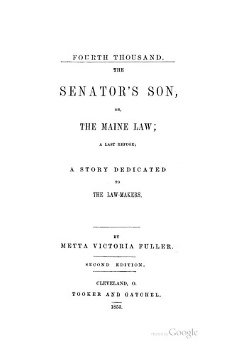 The Senator's Son