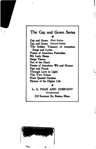 The Poetry of American Wit and Humor