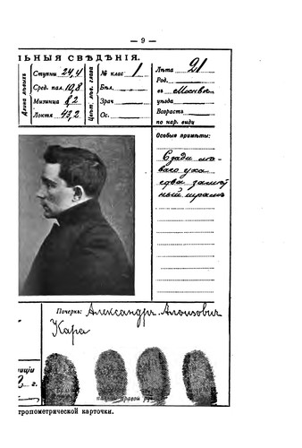 Spravochnyĭ ukazatelʹ dli͡a chinov polit͡s īi: Fotografīi professīonalʹnykh ...