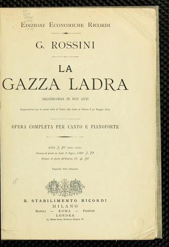 La gazza ladra