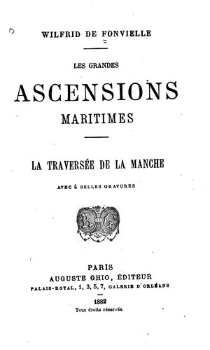 Les grandes ascensions maritimes
