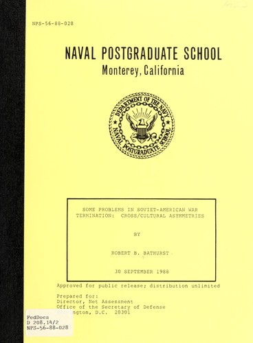 Some problems in Soviet-American war termination