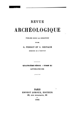 Revue archéologique