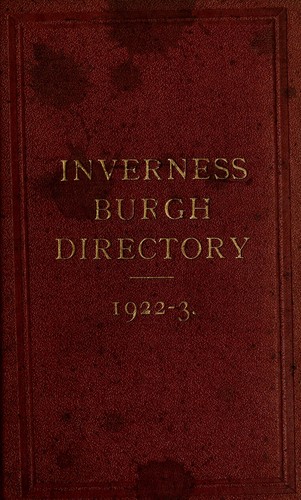 Inverness burgh directory