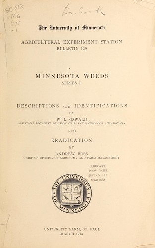 Minnesota weeds