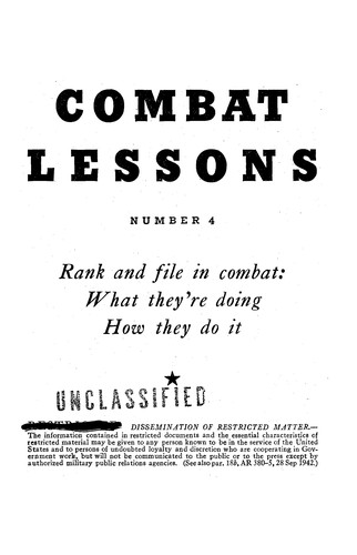 Combat lessons