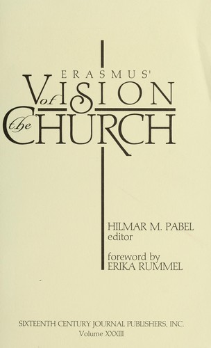 Erasmus' vision of the Church