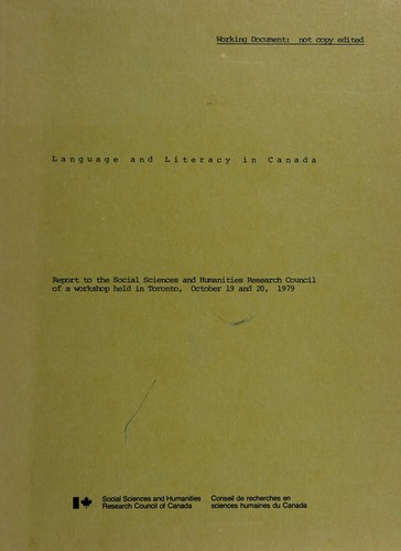 Language and literacy in Canada