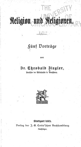Religion und Religionen