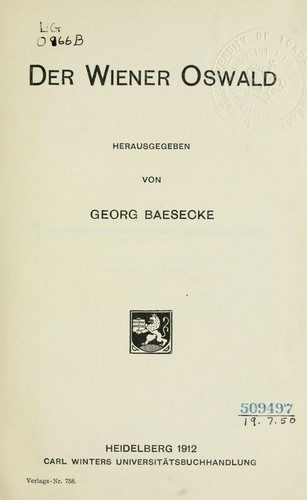 Der Wiener Oswald