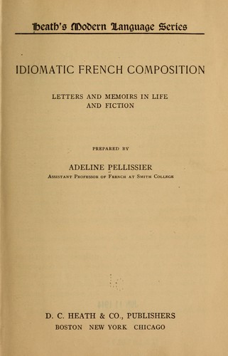 Idiomatic French composition